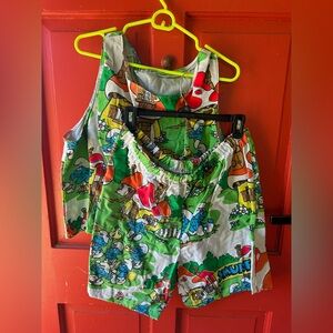 Colorful handmade bedsheet matching set